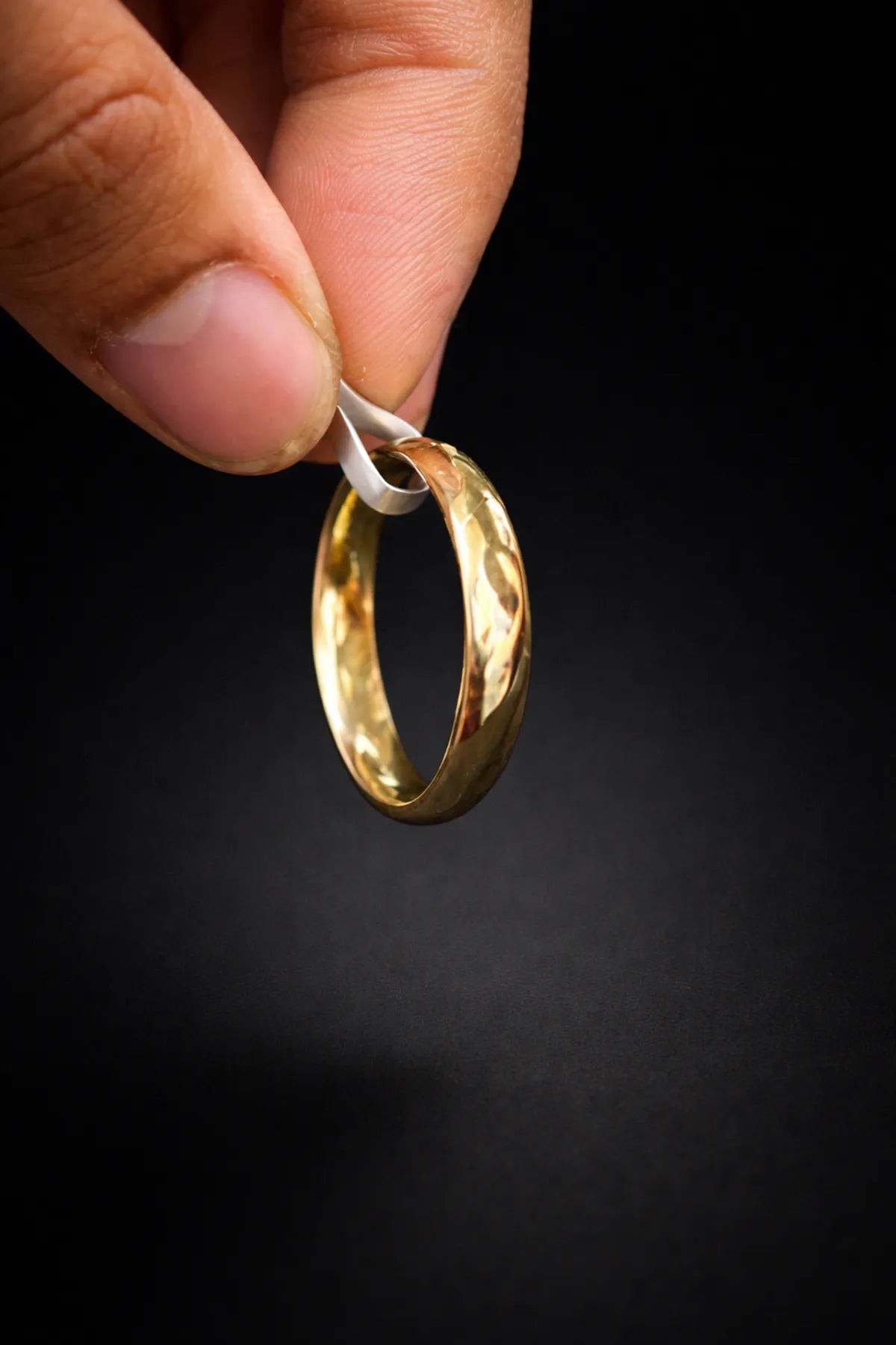 Royal Gold Polish Men’s Band Ring