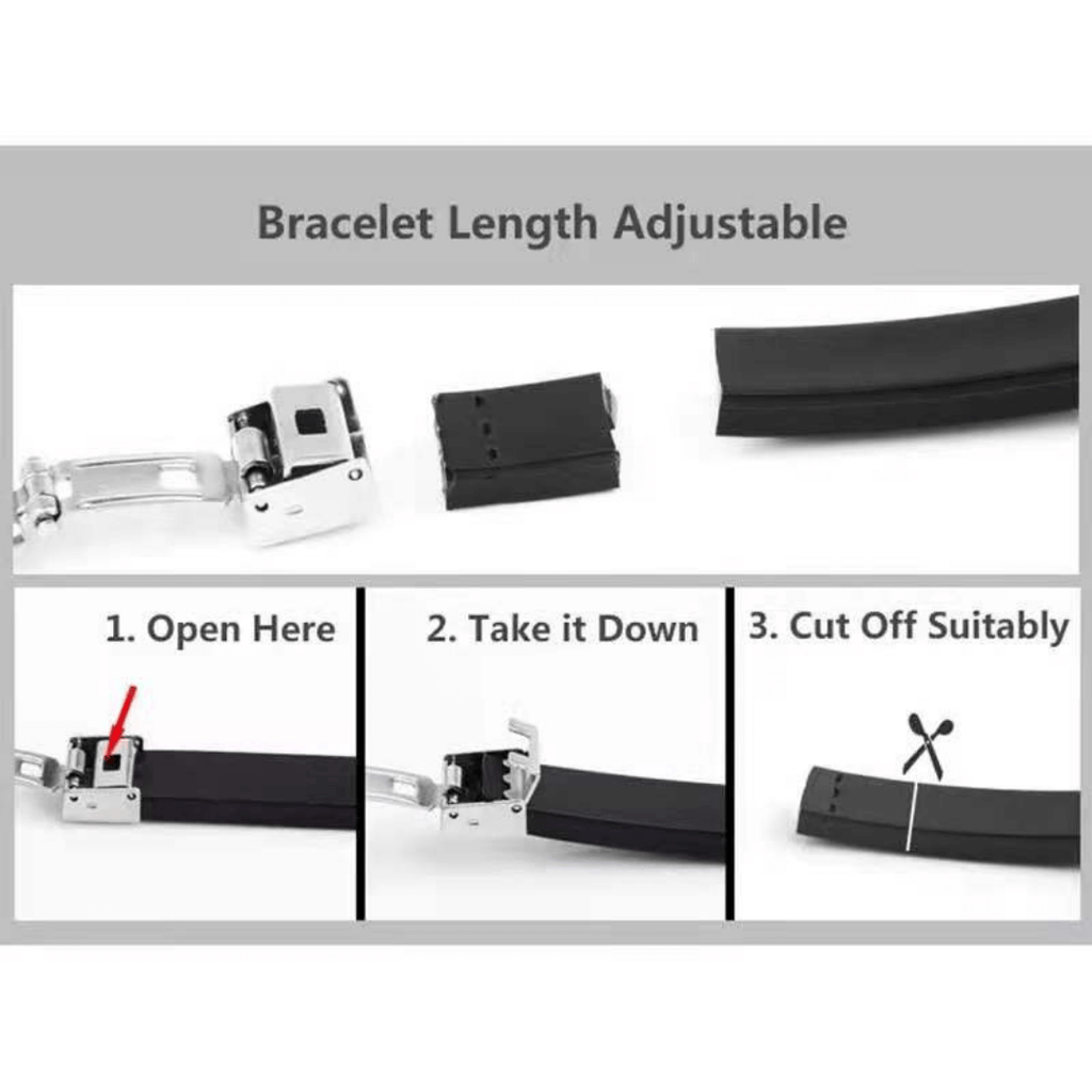 Textured Silver-Plated Bracelet For Men By Offmint