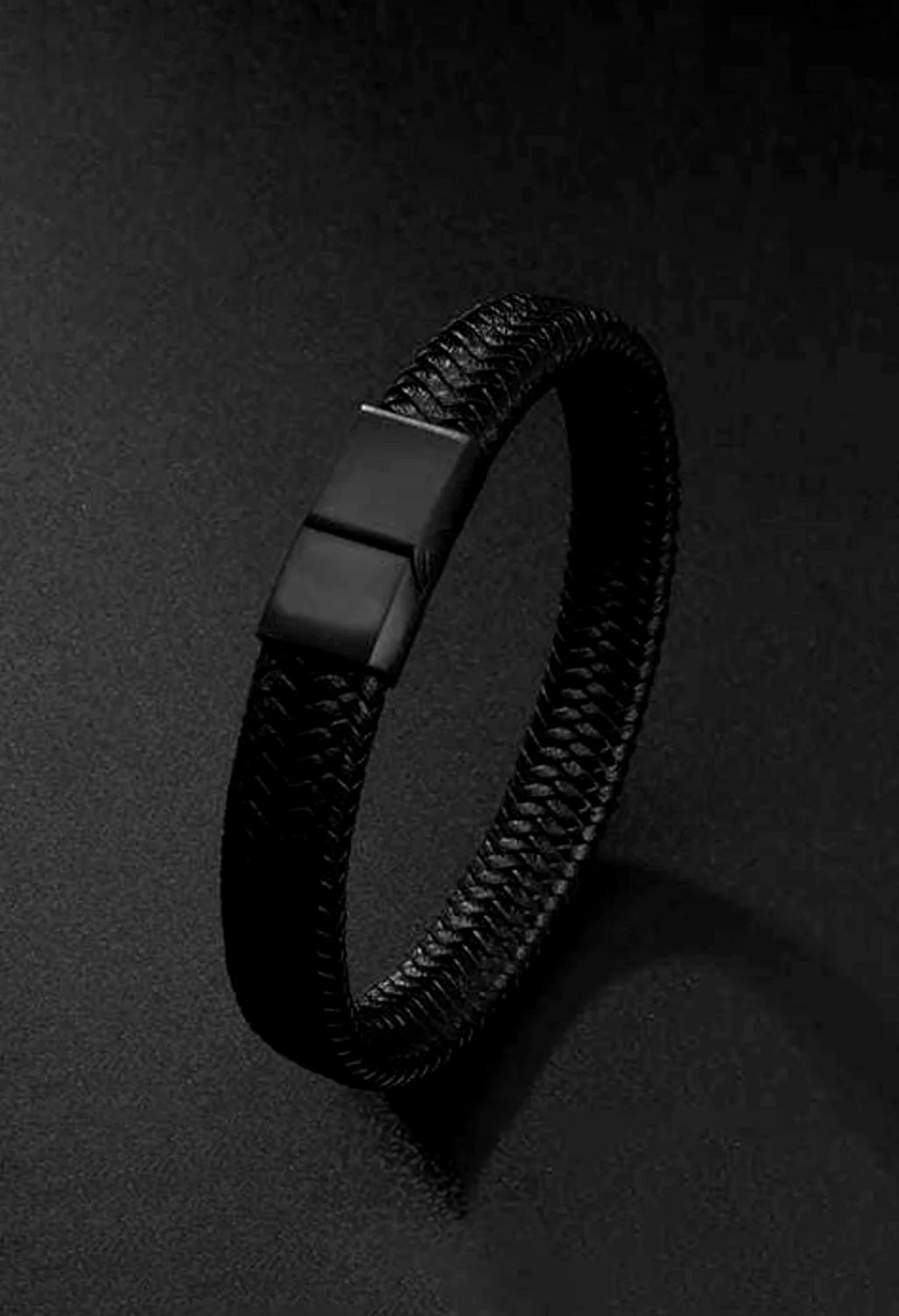 Braided Leather Bracelet For Men By Offmint