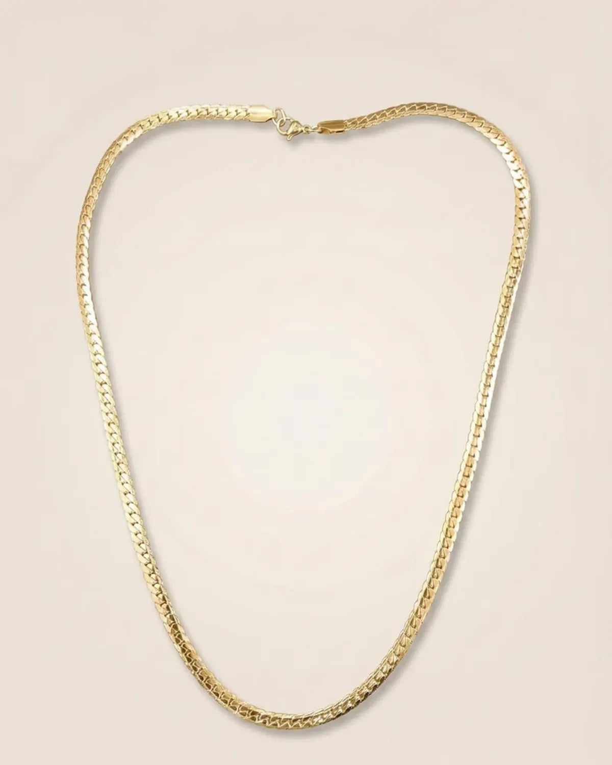 Gold Finish Chain For Men