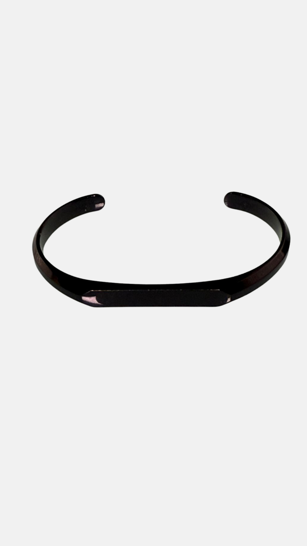 Midnight Crescent Stainless Steel Bracelet For Men