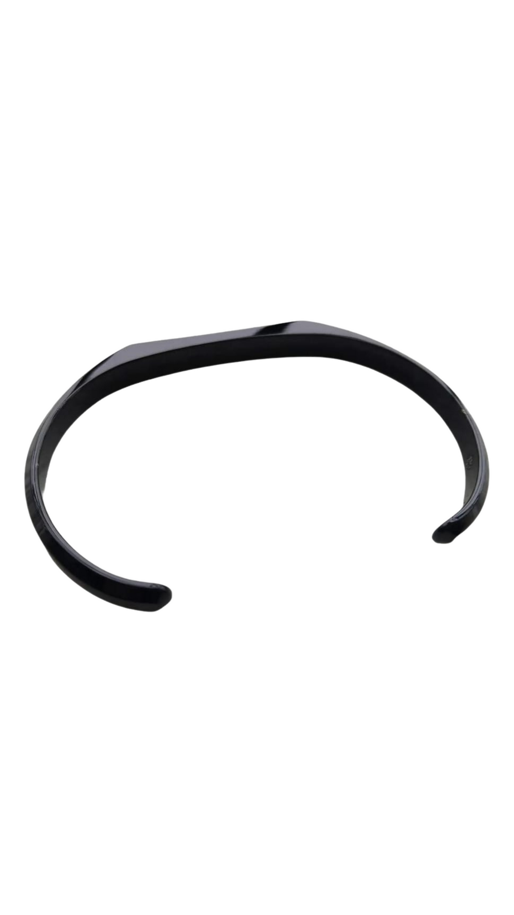 Midnight Crescent Stainless Steel Bracelet For Men