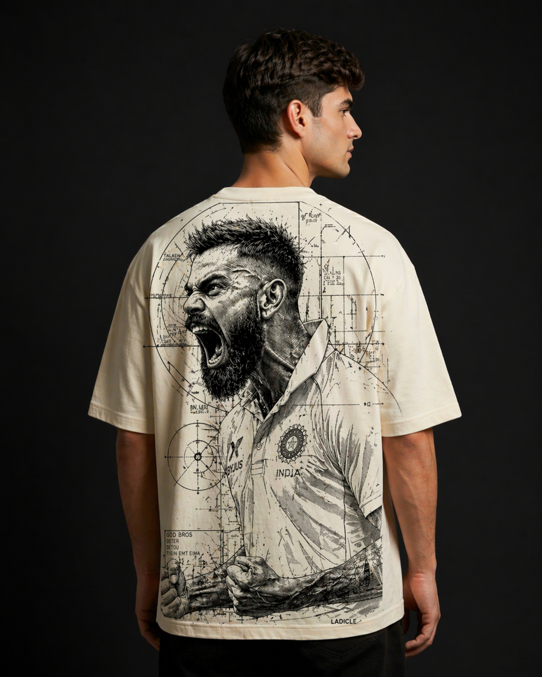 Terry Cotton Printed T-shirt for Men | 240 GSM