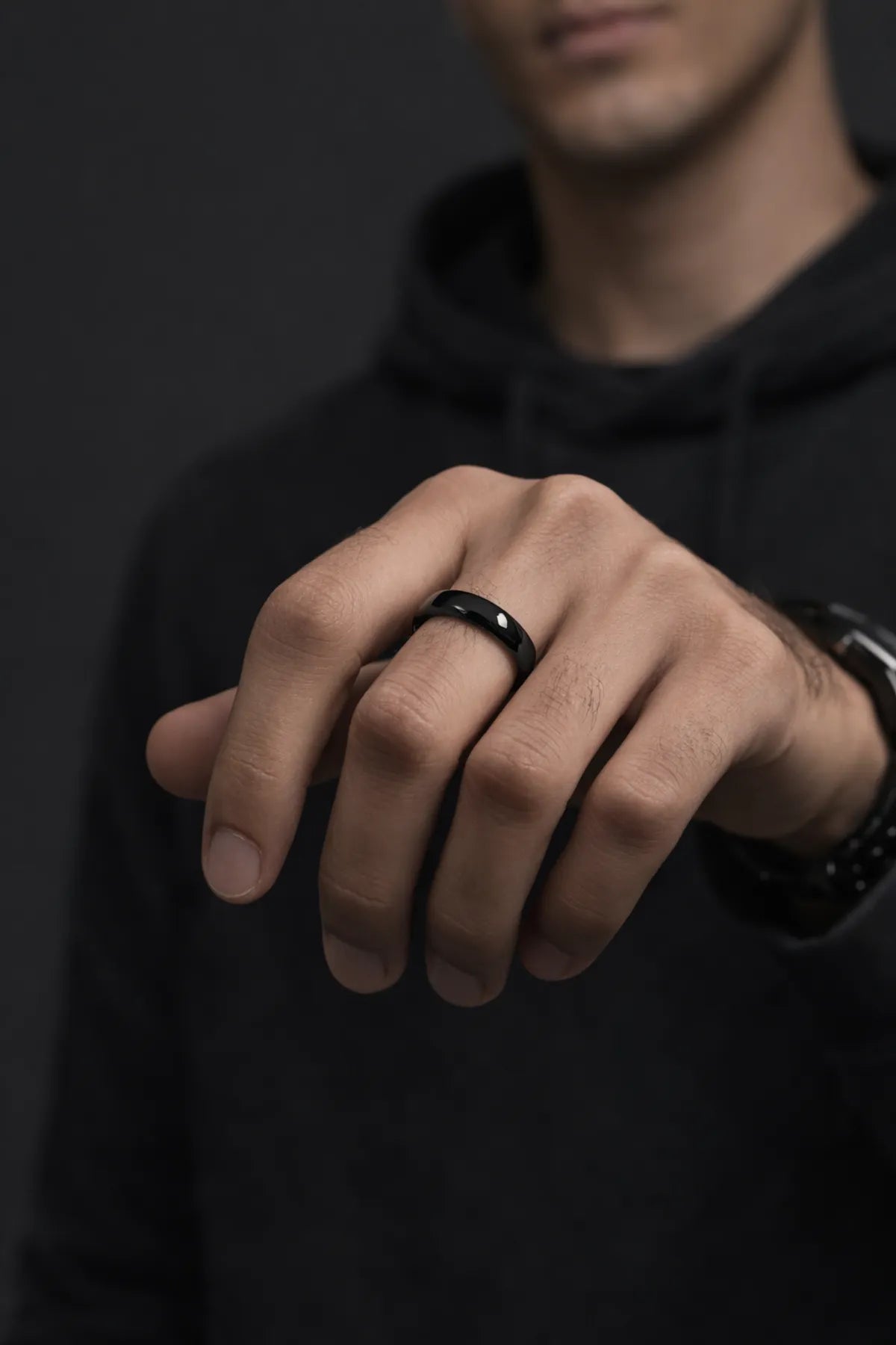 Black Urban Power Band for Men