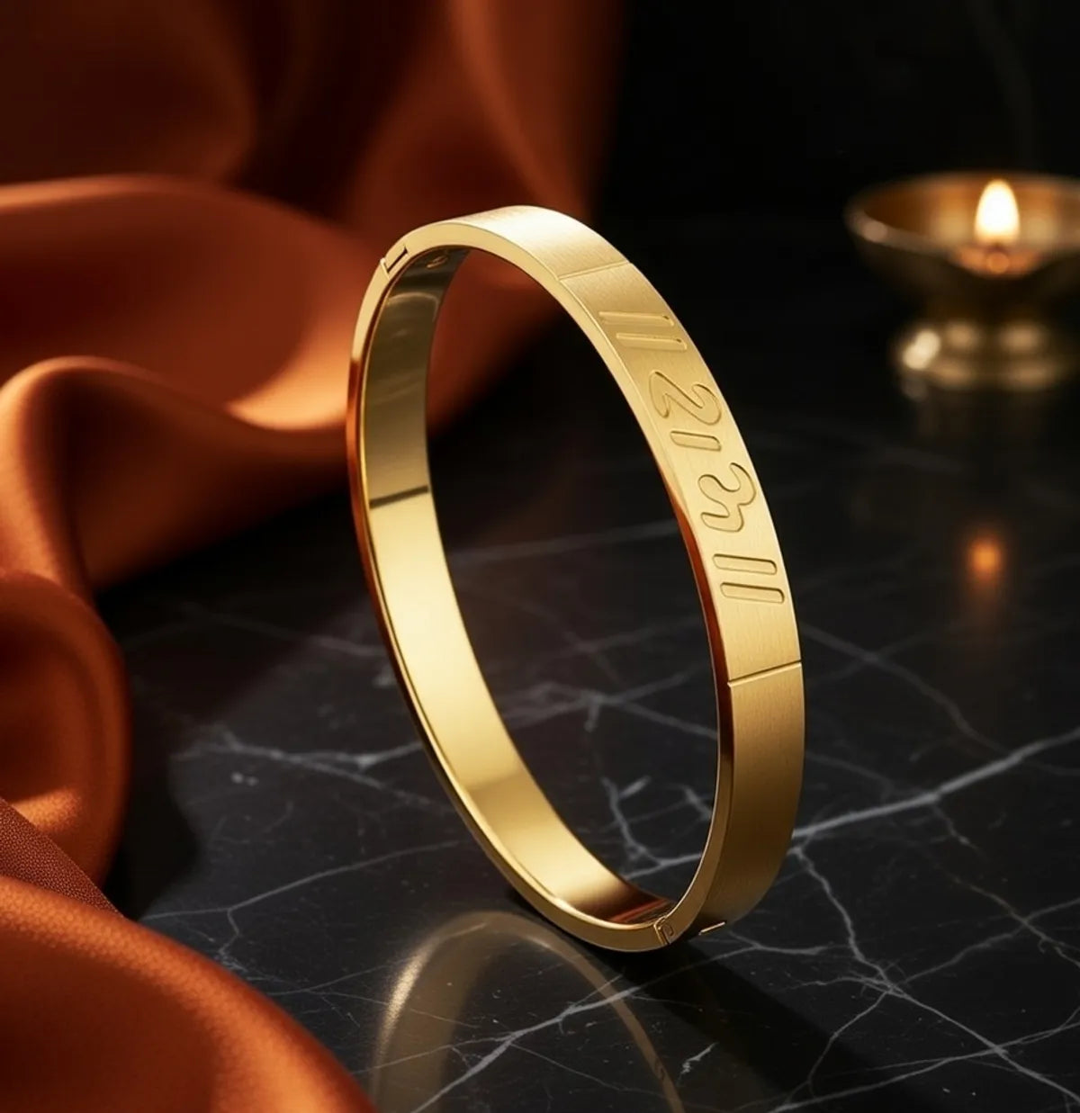 Gold Plated Ram Bracelet For Men | Stainless Steel Bracelet