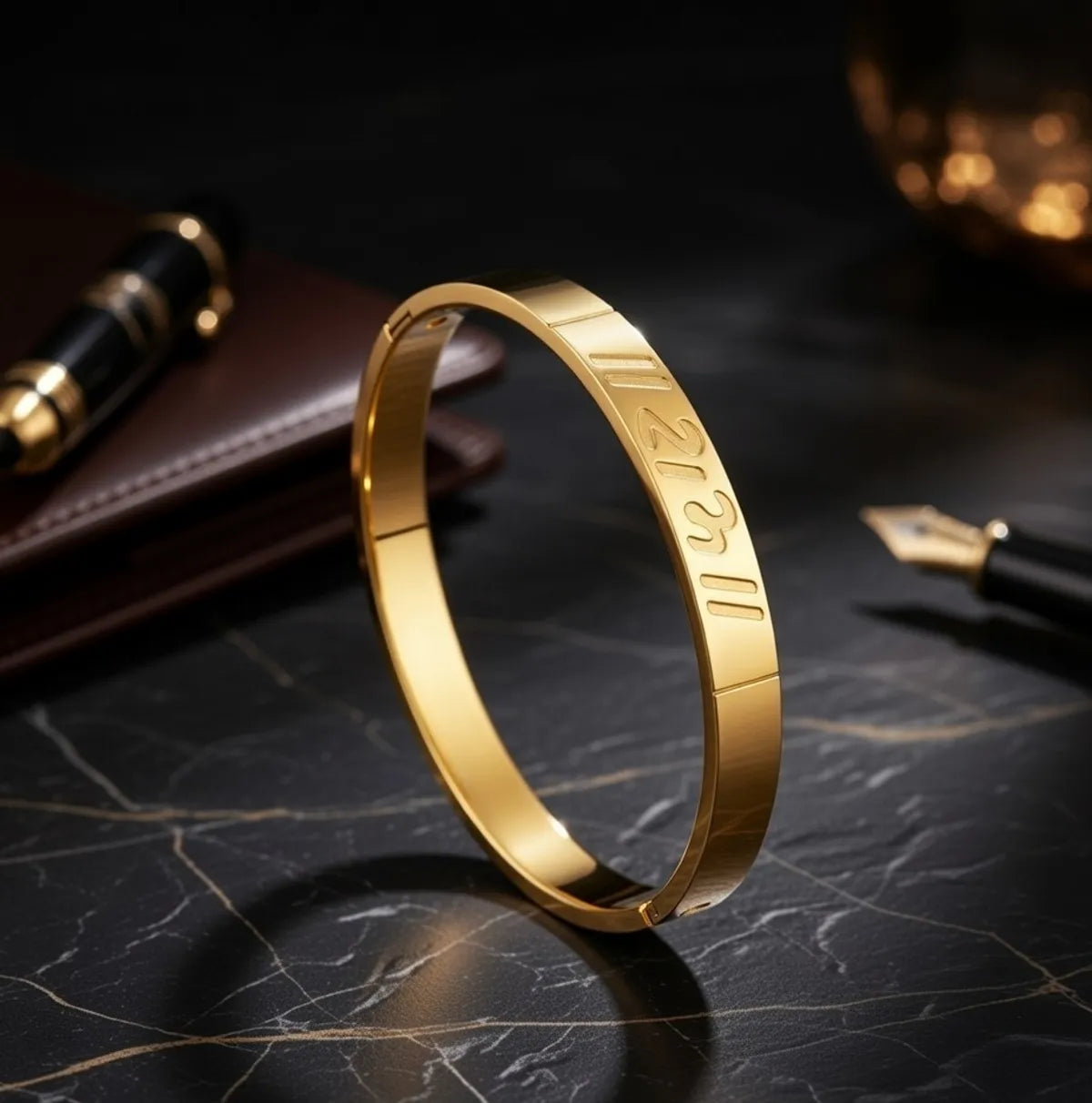 Gold Plated Ram Bracelet For Men | Stainless Steel Bracelet