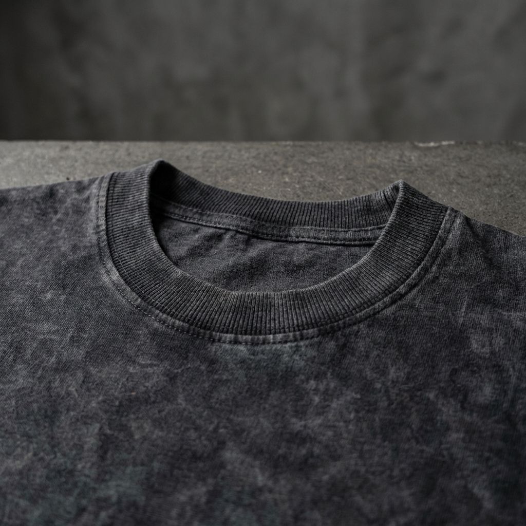 Black Struggle Gives Happiness Acid Wash 240 Gsm Terry Cotton Oversized Graphic T Shirt For Unisex