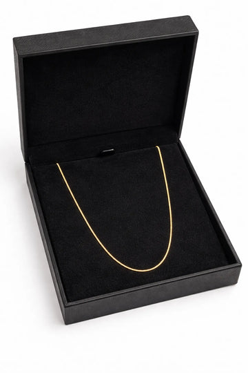Gold Anti Tarnish Slim Snake Chain for Men