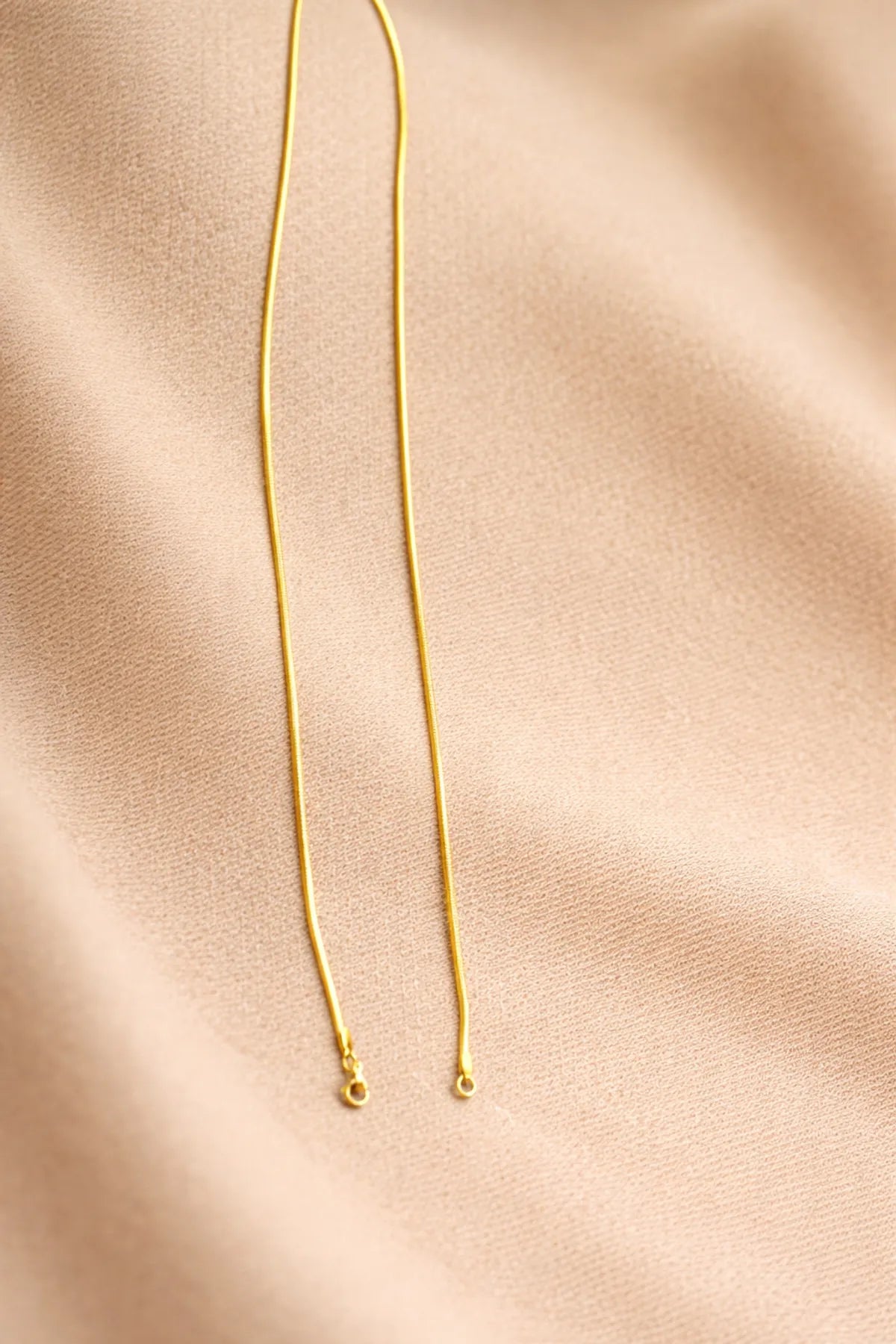 Gold Anti Tarnish Slim Snake Chain for Men